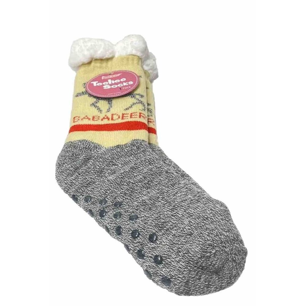 Women’s Cozy Slipper Socks Babadeer Grip Sock Slipper Style 1 Pair Of Socks New